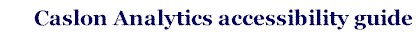 title for Accessibility guide