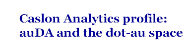 title for auDA profile