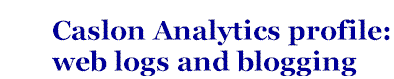 title for Web Log profile