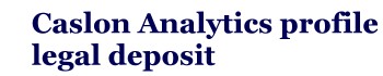 title for Legal Deposit profile