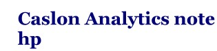 title for HP note