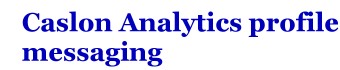 title for Messaging profile