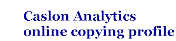title for Online Copying profile
