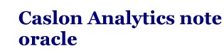 title for Oracle note