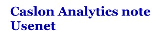title for Usenet note