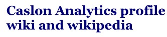 title for Wiki profile